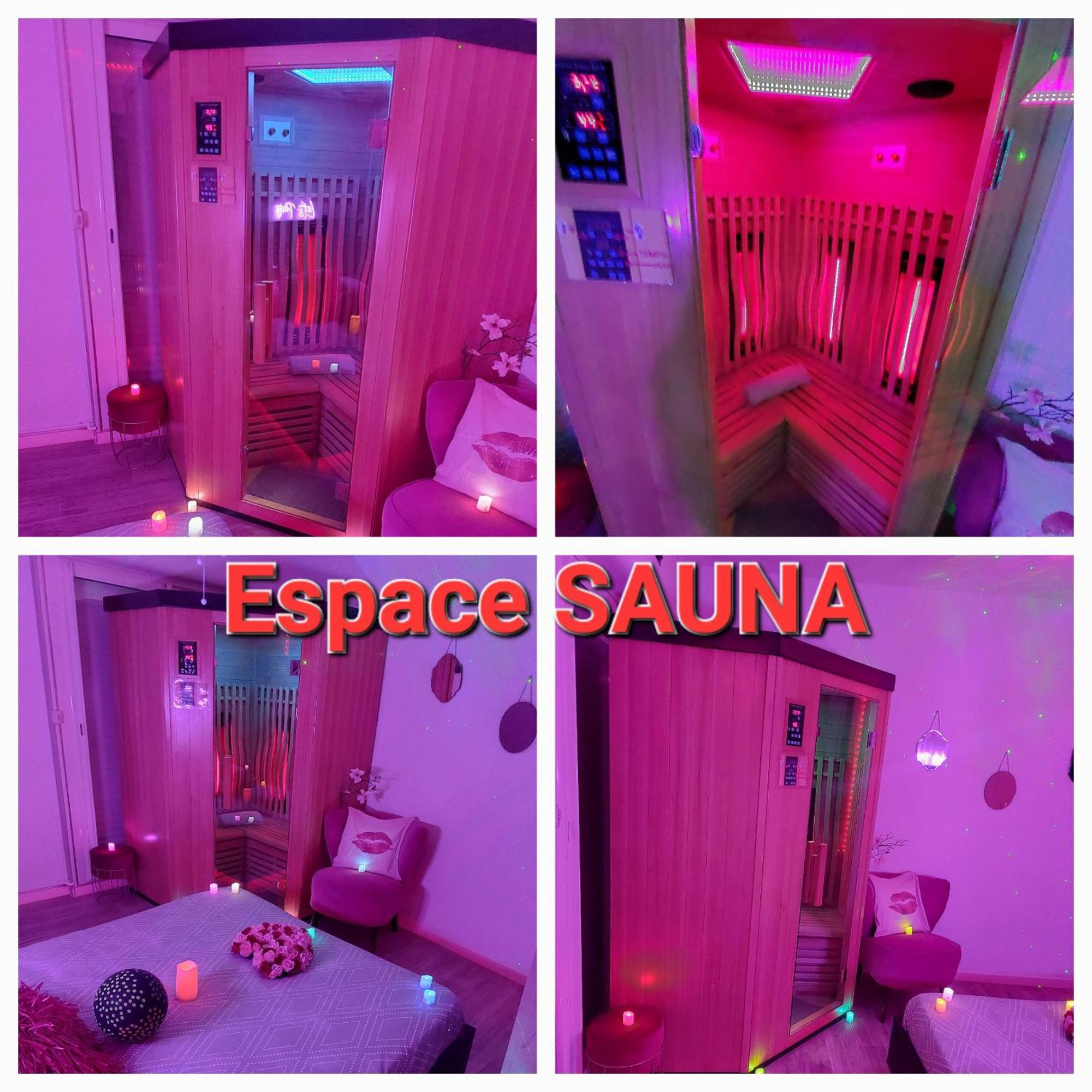 Luxe Sauna Privatif Et Grand Bain Jacuzzi A Deux A Biscarosse Plage Pour Nuit Romantique Avec Decoration Led Et Bougies Biscarrosse Zewnętrze zdjęcie